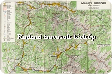 Radnai-havasok térkép